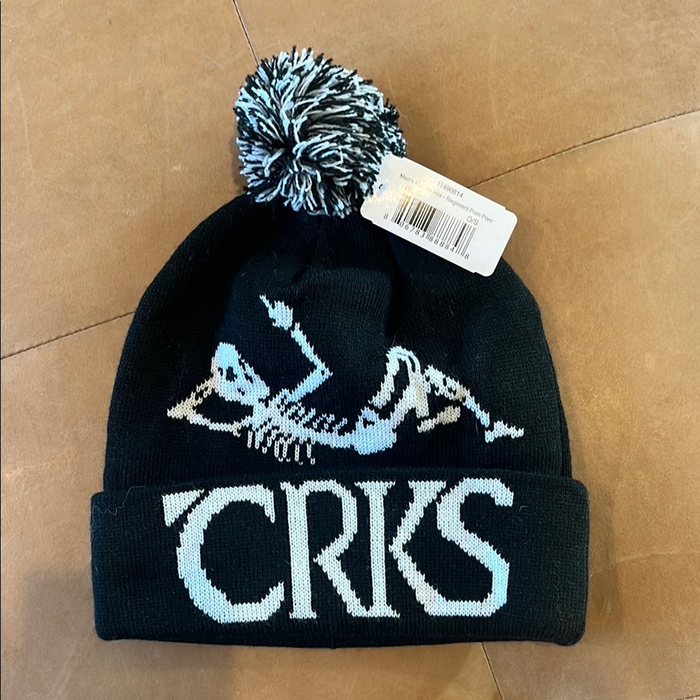 Skeleton Black and White Beanie